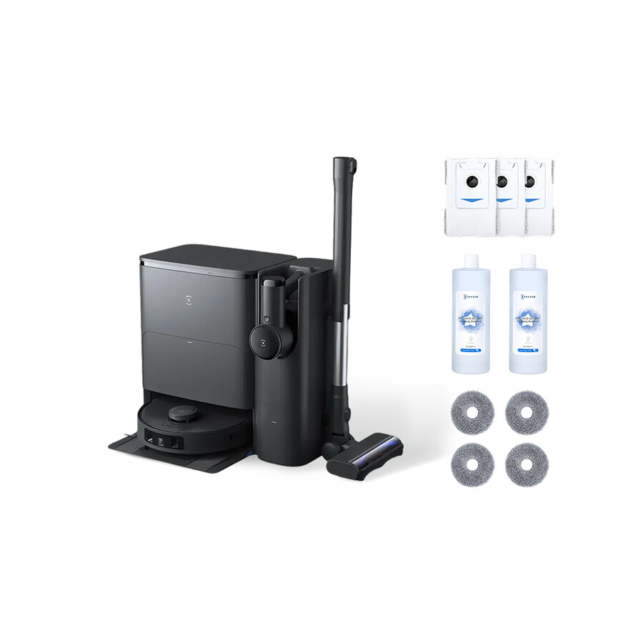 deebot t30s combo pacchetto completo robot aspirapolvere amp mop aspiratore accessori