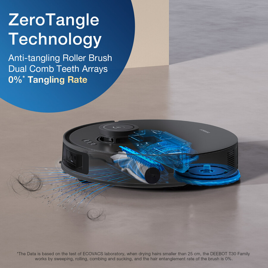 deebot t30s ai robot aspirapolvere e mop accessori