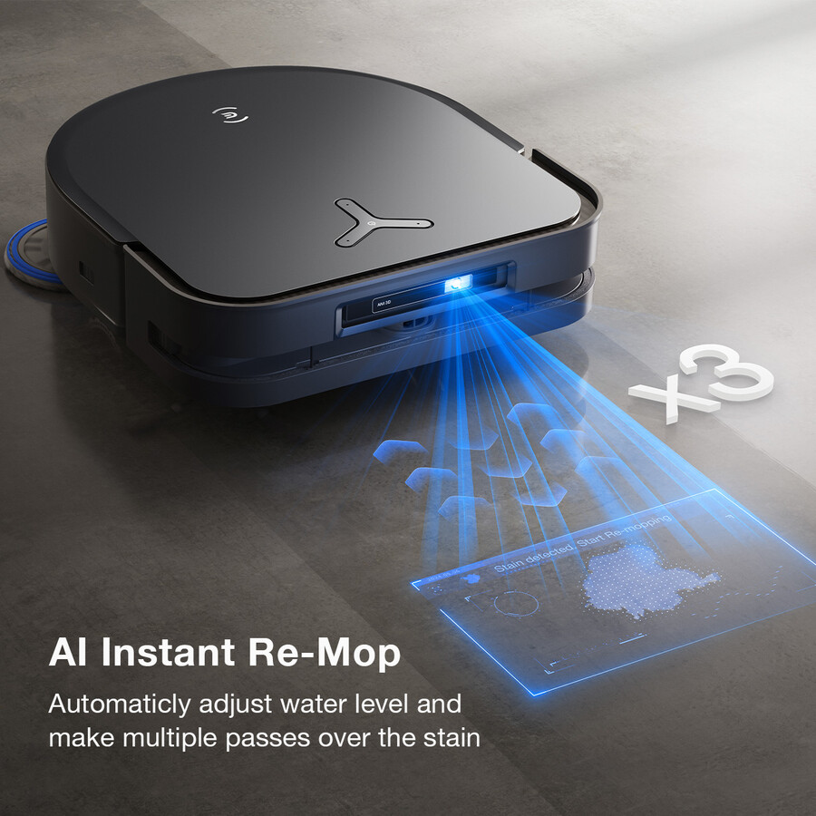 deebot x5 pro omni robot aspirapolvere amp mop con ai forte aspirazione tappeto anti-groviglio