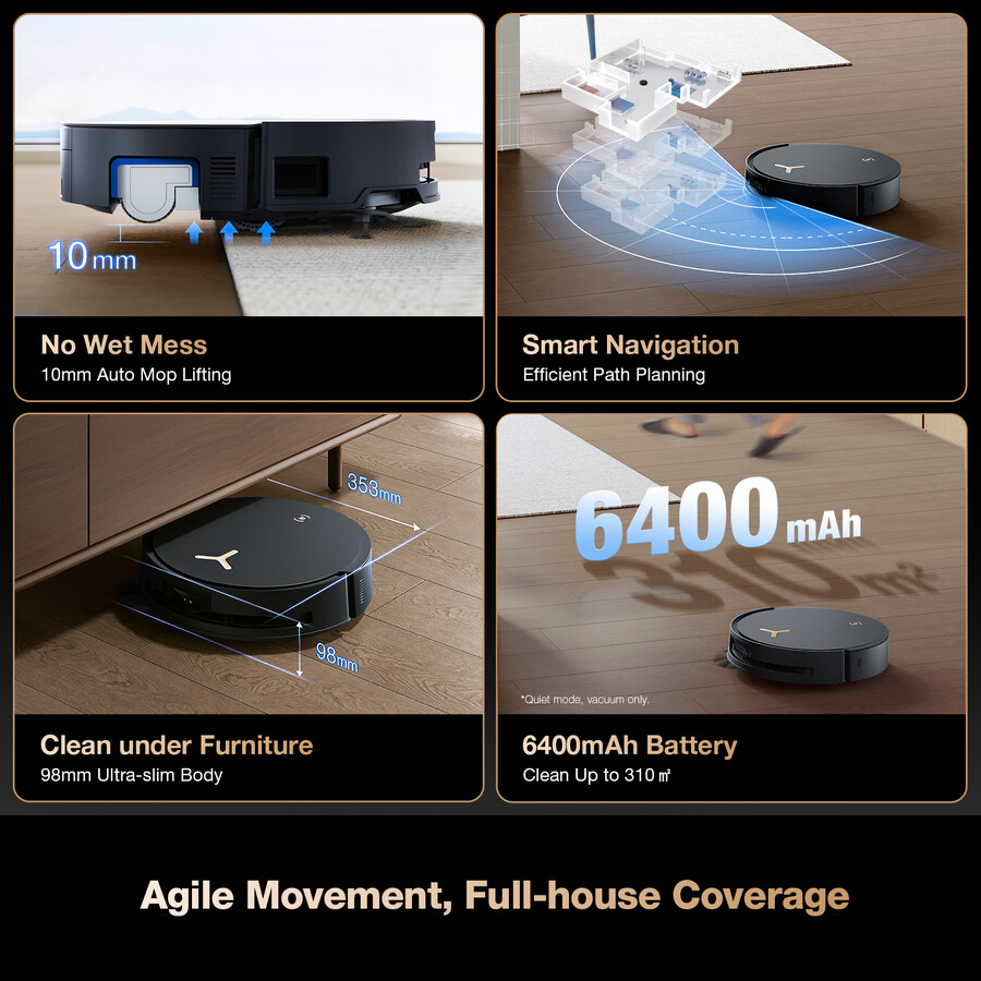 deebot x8 pro omni robot aspirapolvere e mop robot lavavetri winbot w2 pro omni