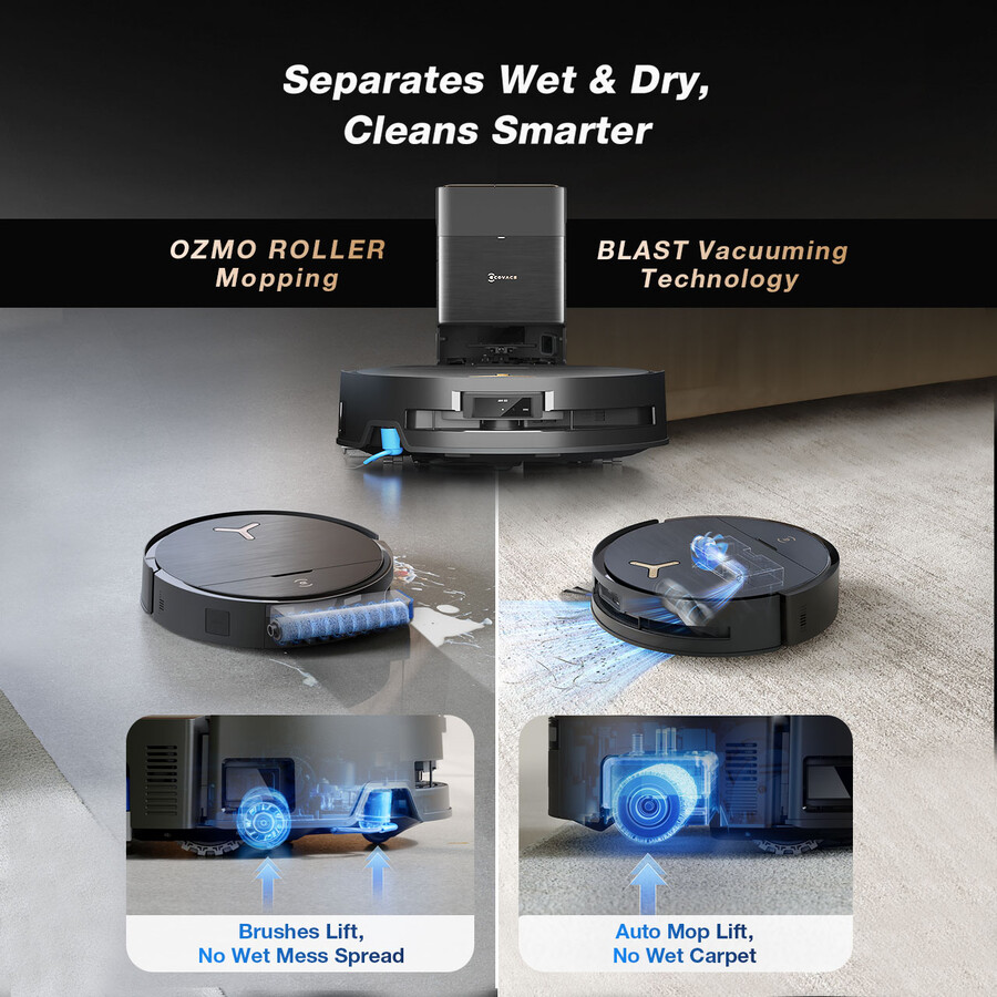 deebot x9 pro omni robot aspirapolvere e mop robot lavavetri winbot w2 pro omni