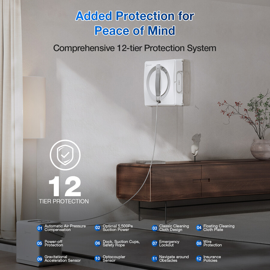 winbot w2 pro omni robot lavavetri accessori